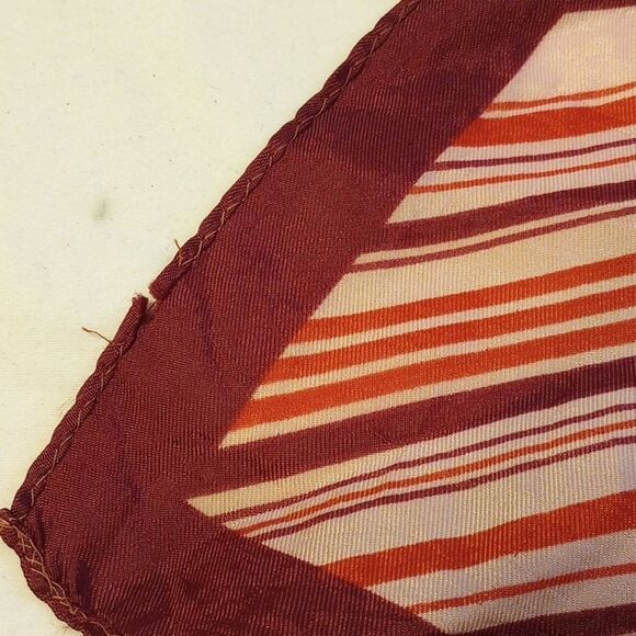 Vintage Pink Floral Square Scarf - Picture 5 of 5